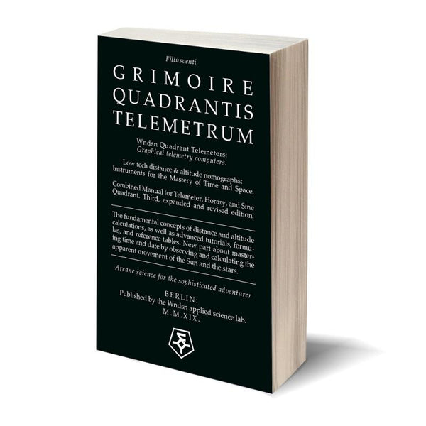 Press Release: Introducing the 3rd Edition of the Wndsn Grimoire Quadrantis Telemetrum
