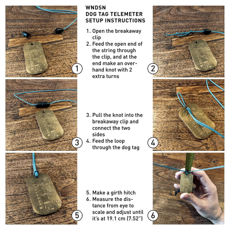 Wndsn Telemeter Recon Slit Dog Tag Aluminum (TMrslDT)