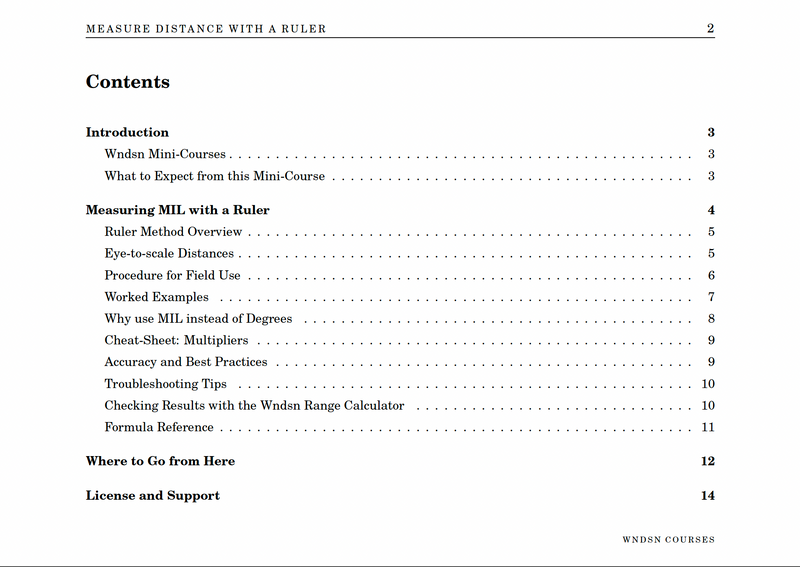 Wndsn Mini-Course: Measure Distance with a Standard Ruler (Metric or Imperial)