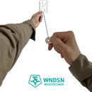 Wndsn High-Viz Quadrant Telemeter (wqTM) 75x7x500q90i30 White Acrylic