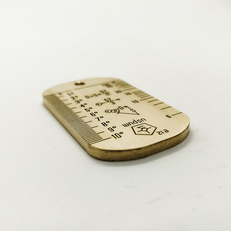 Wndsn Telemeter Recon Dog Tag Brass (TMrDT)