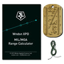 Wndsn Calculator Recon Dog Tag Brass (MMCrDT)