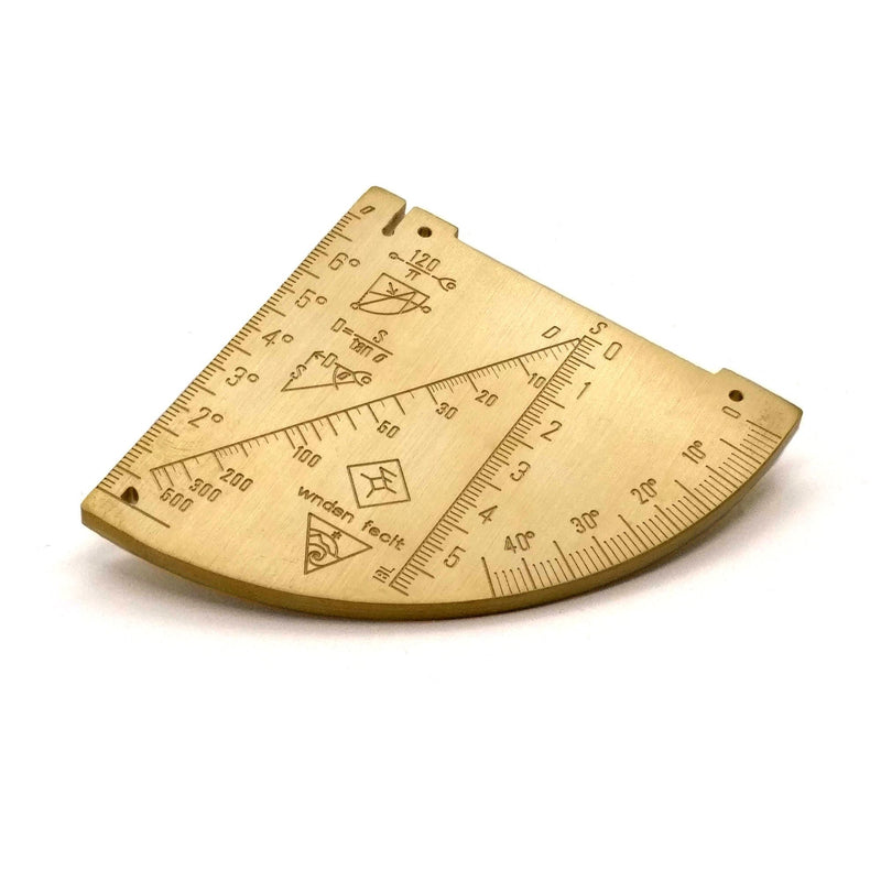 Wndsn Mini Astronomical Quadrant Telemeter (MHqTM) Brass