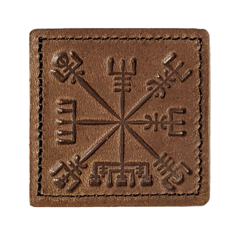 Vegvisir 2x2 Leather Patch