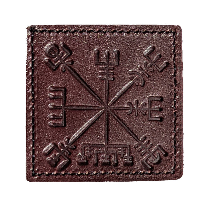 Vegvisir 2x2 Leather Patch