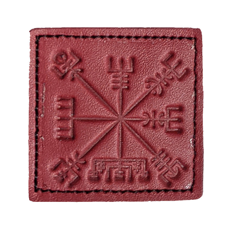 Vegvisir 2x2 Leather Patch