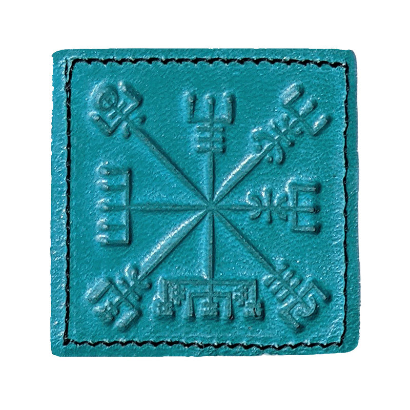 Vegvisir 2x2 Leather Patch